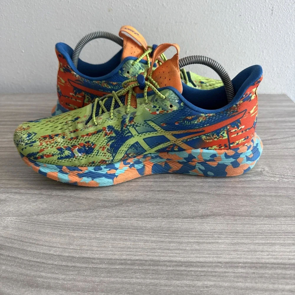 Asics Noosa Tri 14 1011B368 Hazard Green Running Shoes Men Size 9 Sneakers